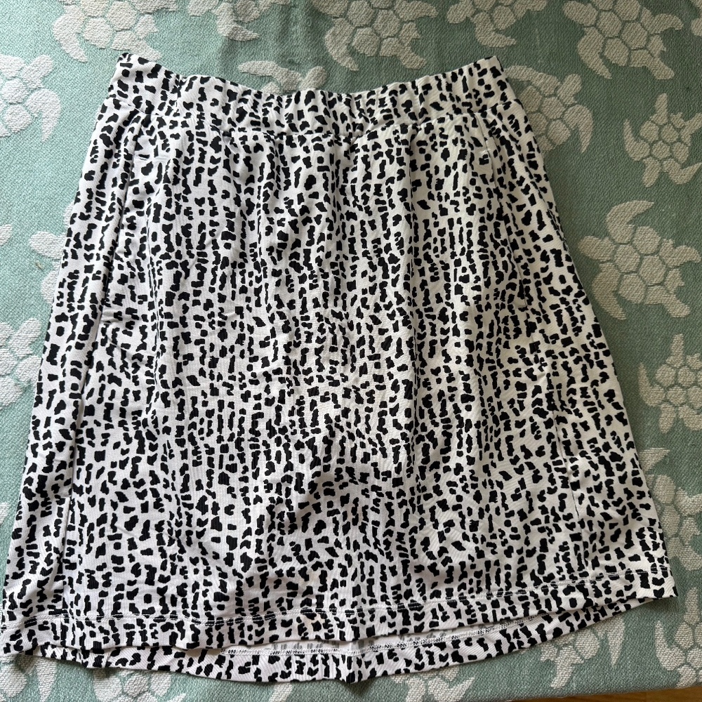 Skort Black And White Animal Print- Tail White Label Women's small size